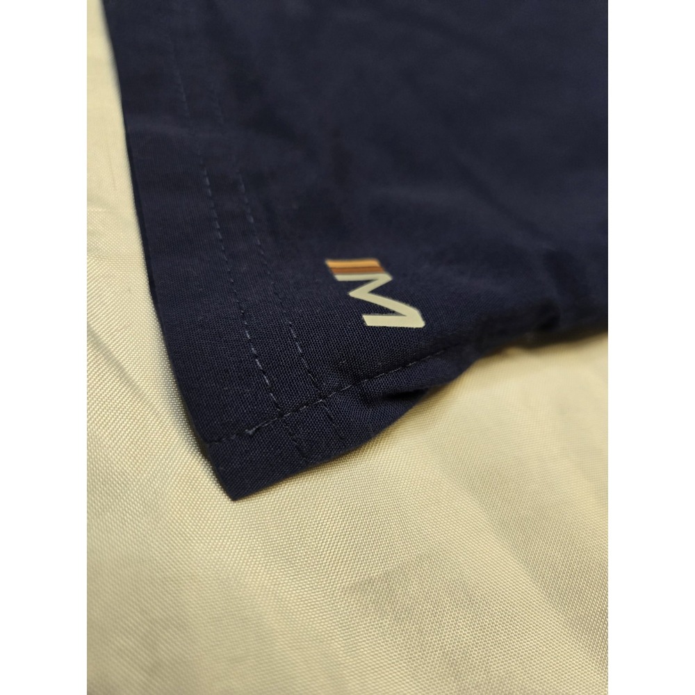 Motion by Barco Navy Scrub Top Womens Small Stretch Pockets V Neck NWT - Picture 2 of 8